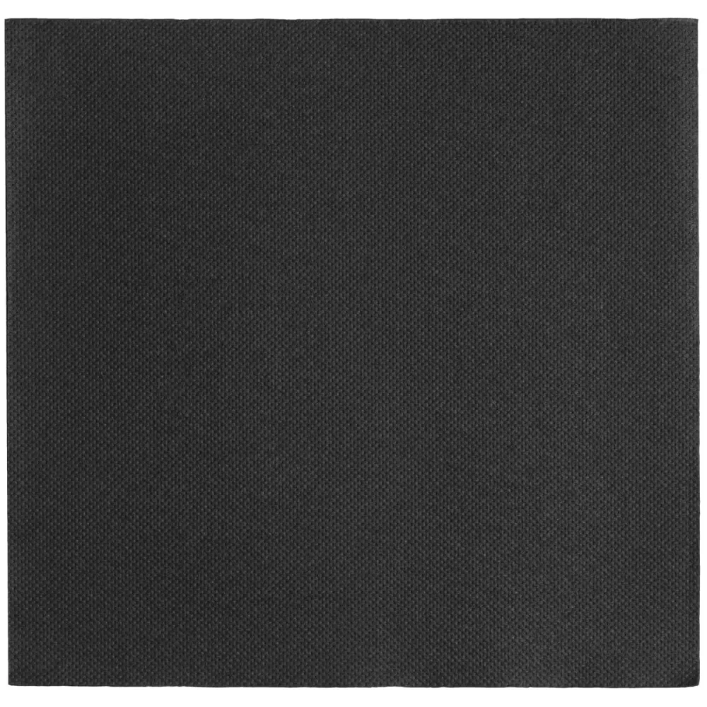GARCIA DE POU Serviette Dubo; 39x39 cm (BxL); schwarz; 50 Stück / Pack