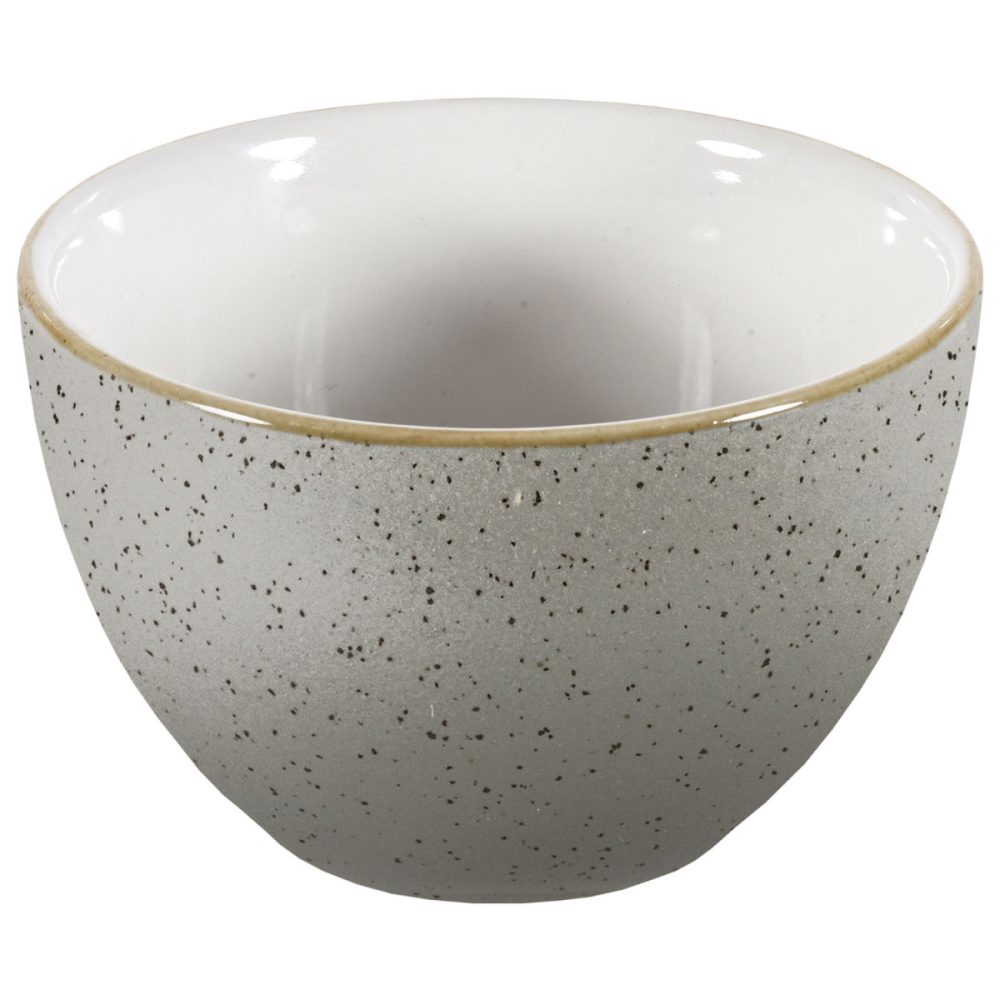 Churchill Profile Zuckerdose Stonecast Peppercorn; 227 ml, 9.8x6.2 cm (ØxH); grau/braun; 12 Stück / Pack