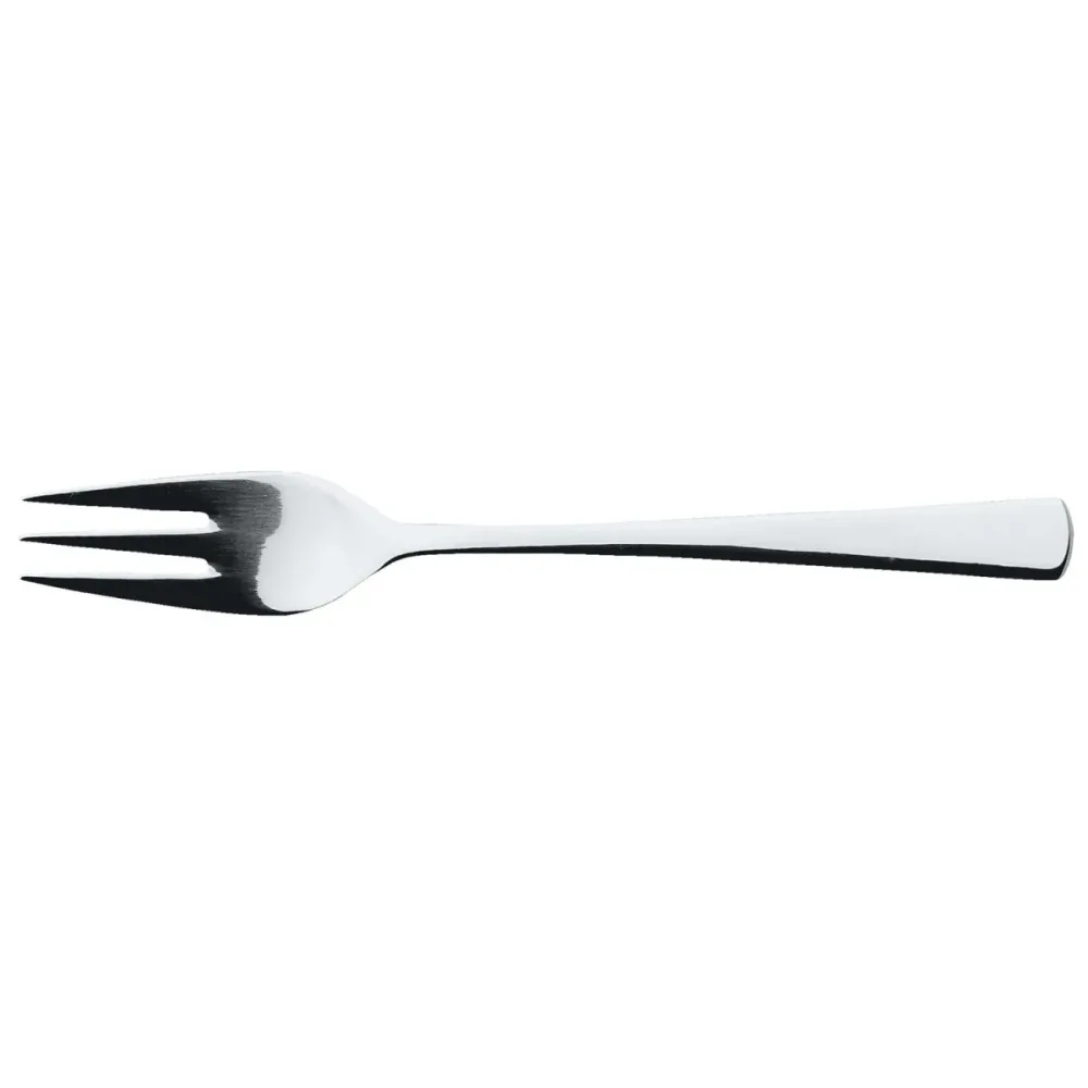 PULSIVA Kuchengabel Linz; 14.5 cm (L); silber, Griff silber; 12 Stück / Pack