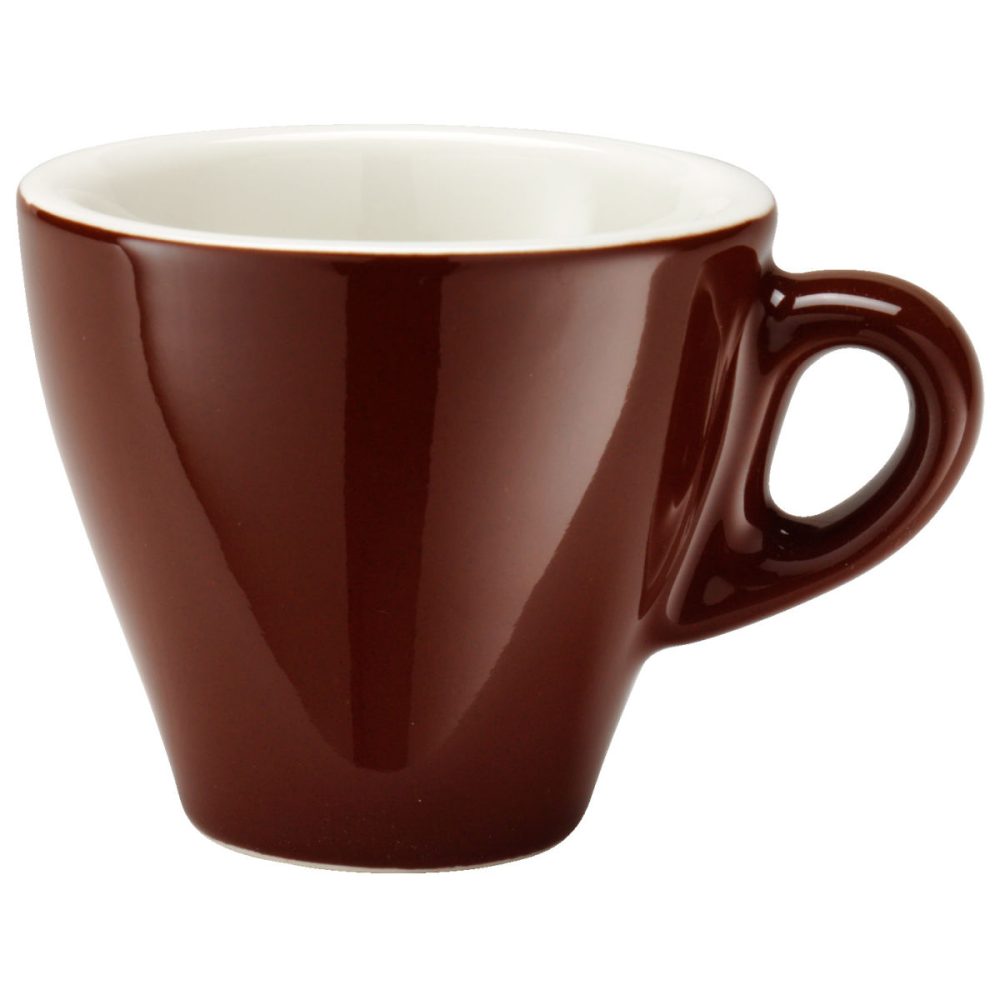 PULSIVA Espressotasse Joy 2.0; 80 ml, 6.5x5.8 cm (ØxH); braun; rund; 6 Stück / Pack