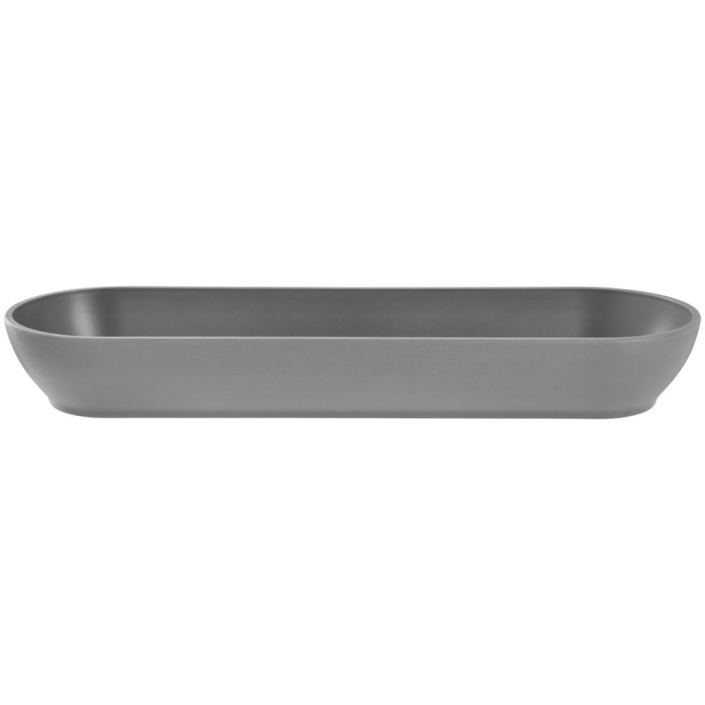 VEGA Schale Kanas oval; 3580 ml, 52.9x16.2x7 cm (LxBxH); grau; oval