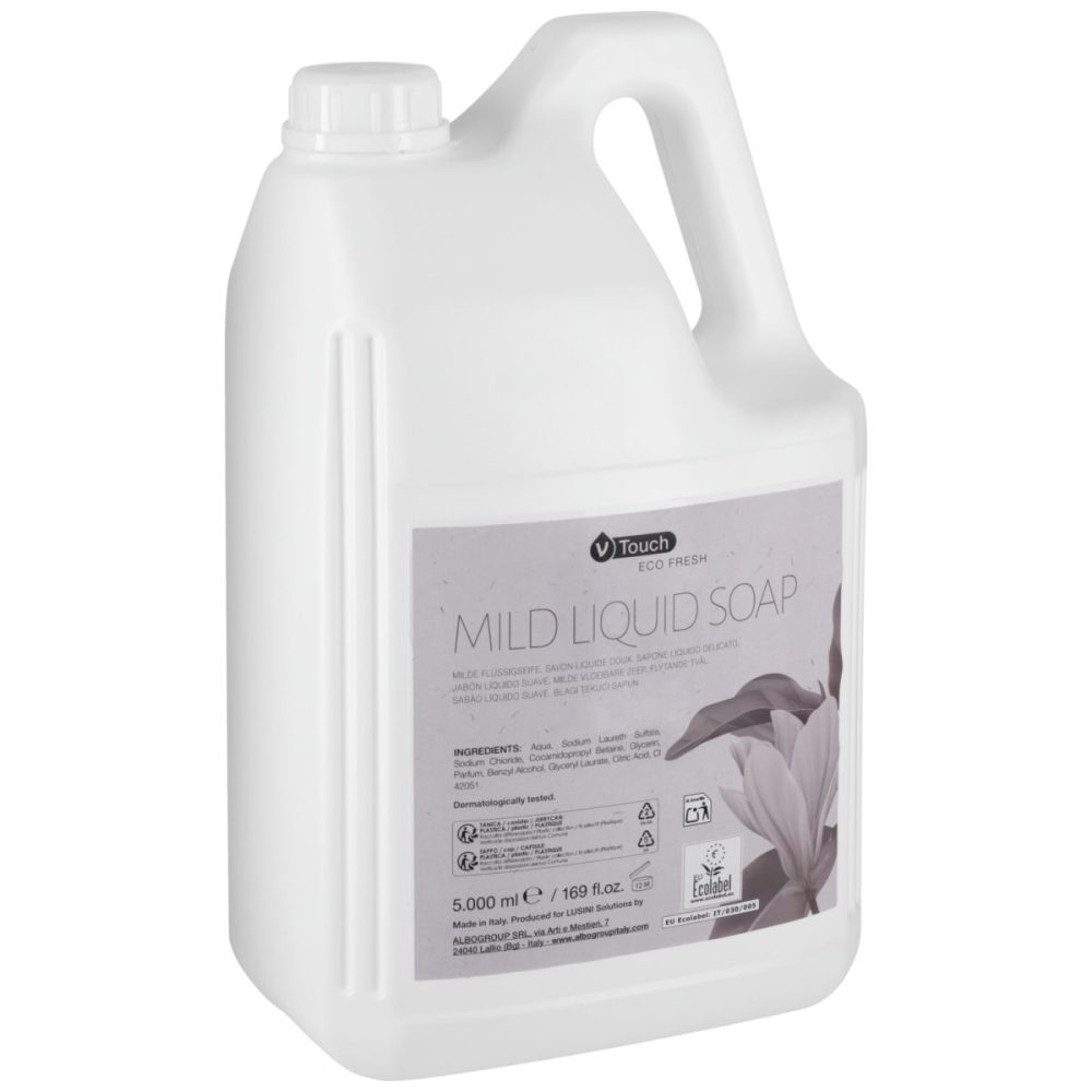 V-Touch Hotel Flüssigseife Eco Fresh Kanister; 5000 ml; hellblau; 2 Stück / Pack