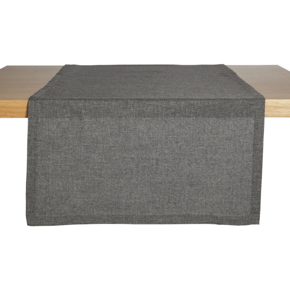 ERWIN M. Tischläufer Nova; 40x130 cm (BxL); anthrazit; rechteckig