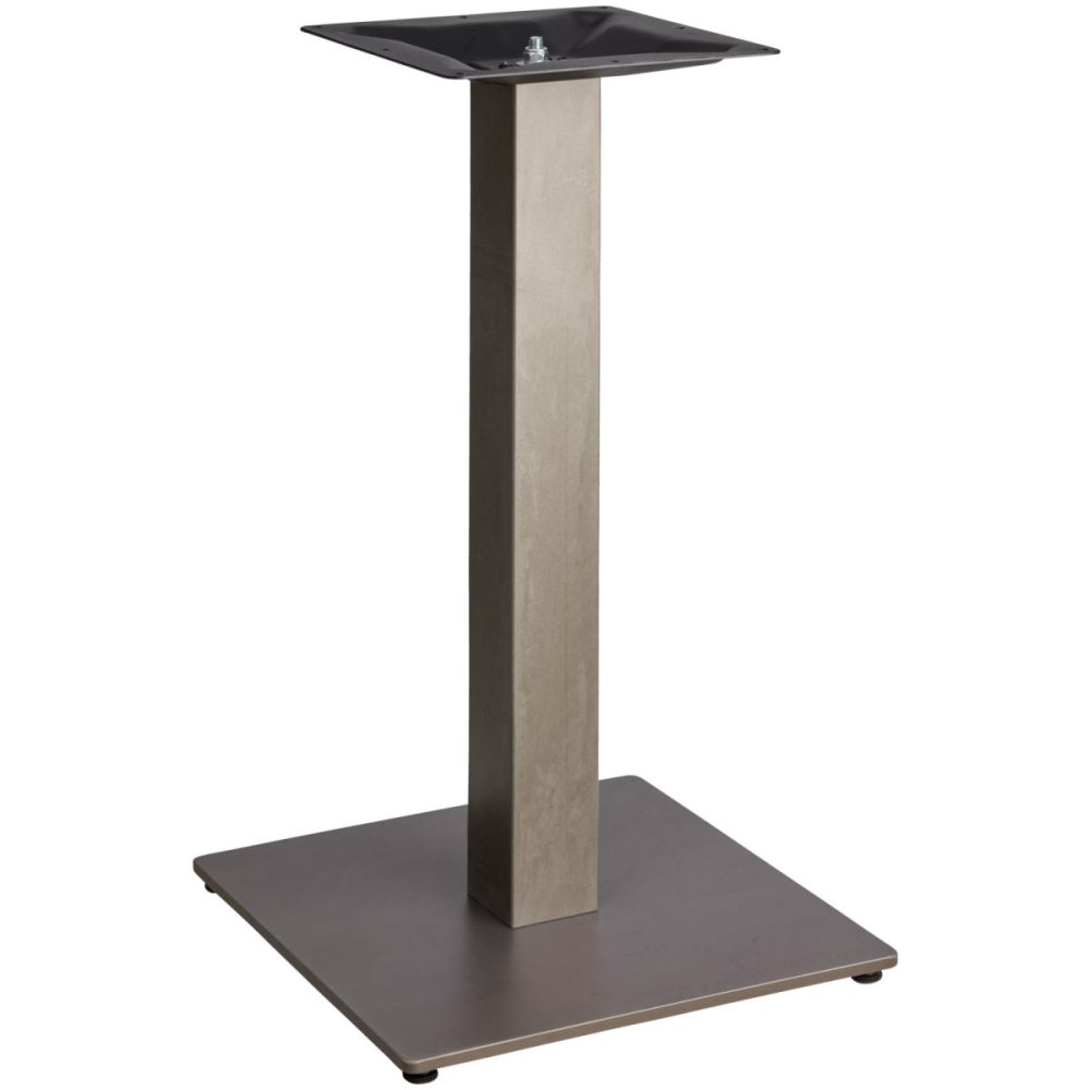 VEGA Indoor Tischgestell Industrio eckig; 43x43x72 cm (BxLxH); vintage grau; quadratisch