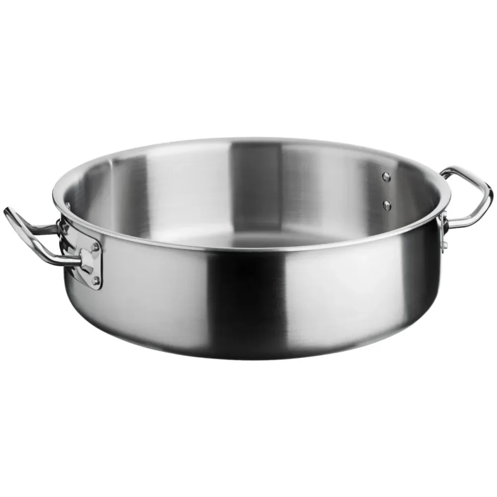 VEGA Bratentopf Livonia; 7000 ml, 32x10 cm (ØxH); silber; rund