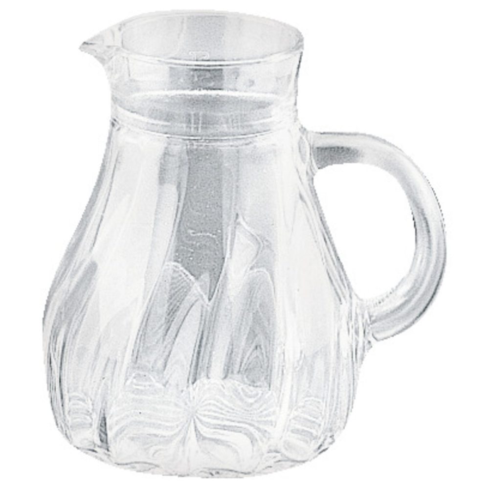 Stölzle Glas-Karaffe Salzburg mit Eichstrich; 290 ml, 5.4x11.7 cm (ØxH); transparent; rund; 0.25 l Eichstrich, 12 Stück / Pack