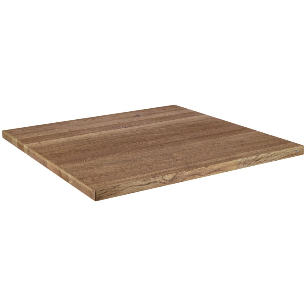 VEGA Indoor-Tischplatte Torres quadratisch; 60x60x3 cm (LxBxH); eiche antik/grau; quadratisch