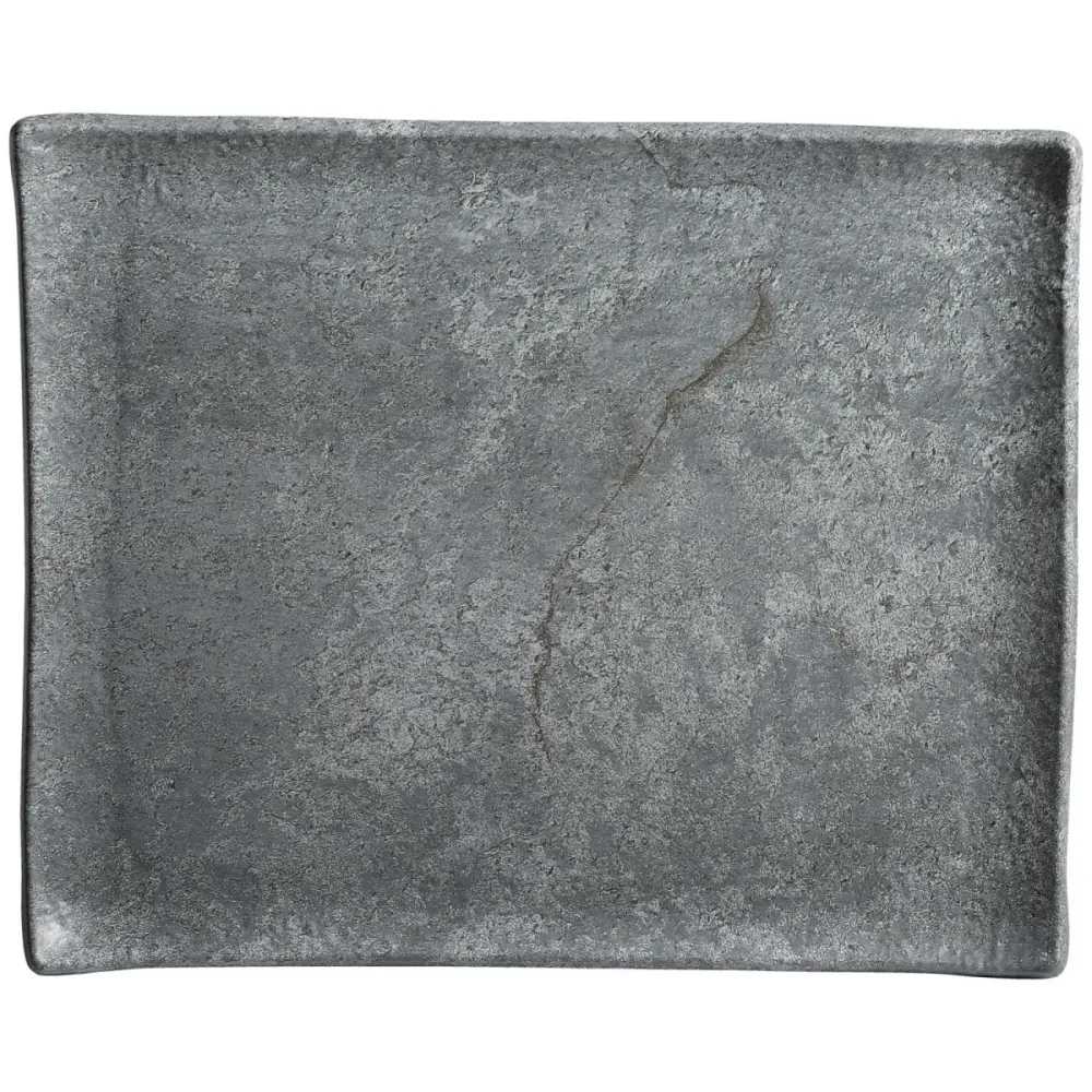 VEGA Platte Clawson mit Rand; GN 1/2, 32.5x26.5x2 cm (LxBxH); grau; rechteckig; 3 Stück / Pack