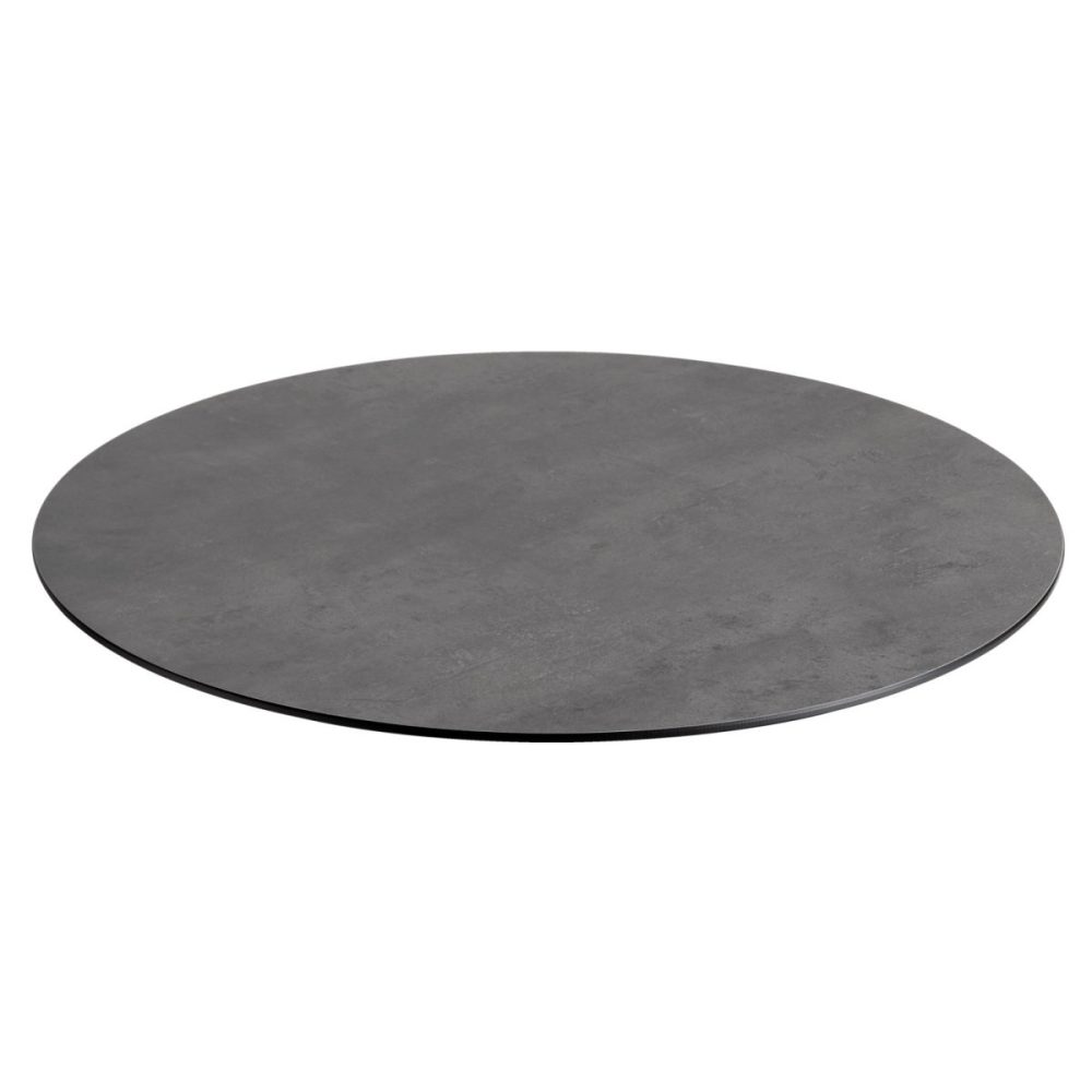 VEGA Outdoor Tischplatte Lift rund; 80 cm (Ø); beton; rund