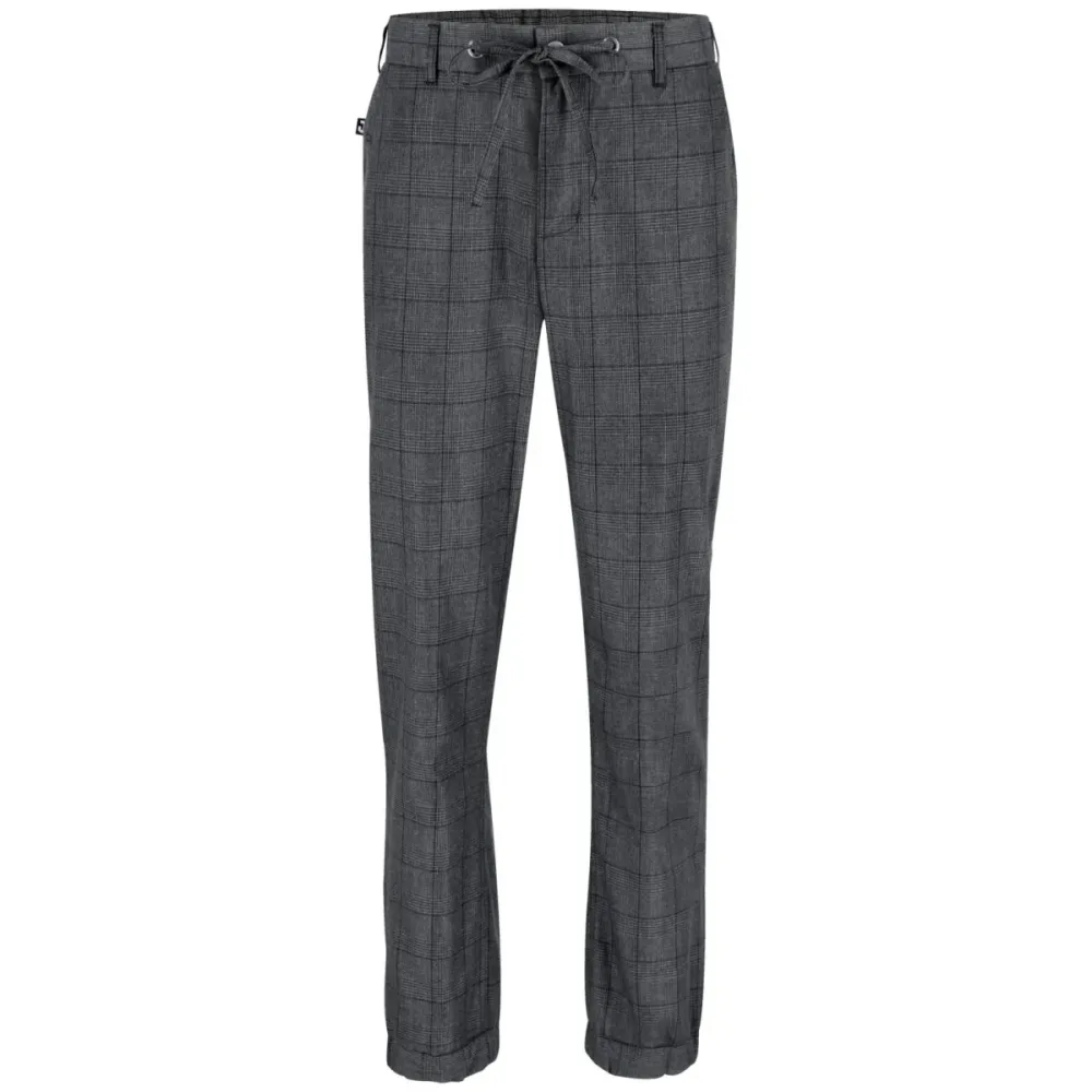 JOBELINE Herren Kochhose  Sweatpant Karo; Kleidergrösse 46; anthrazit