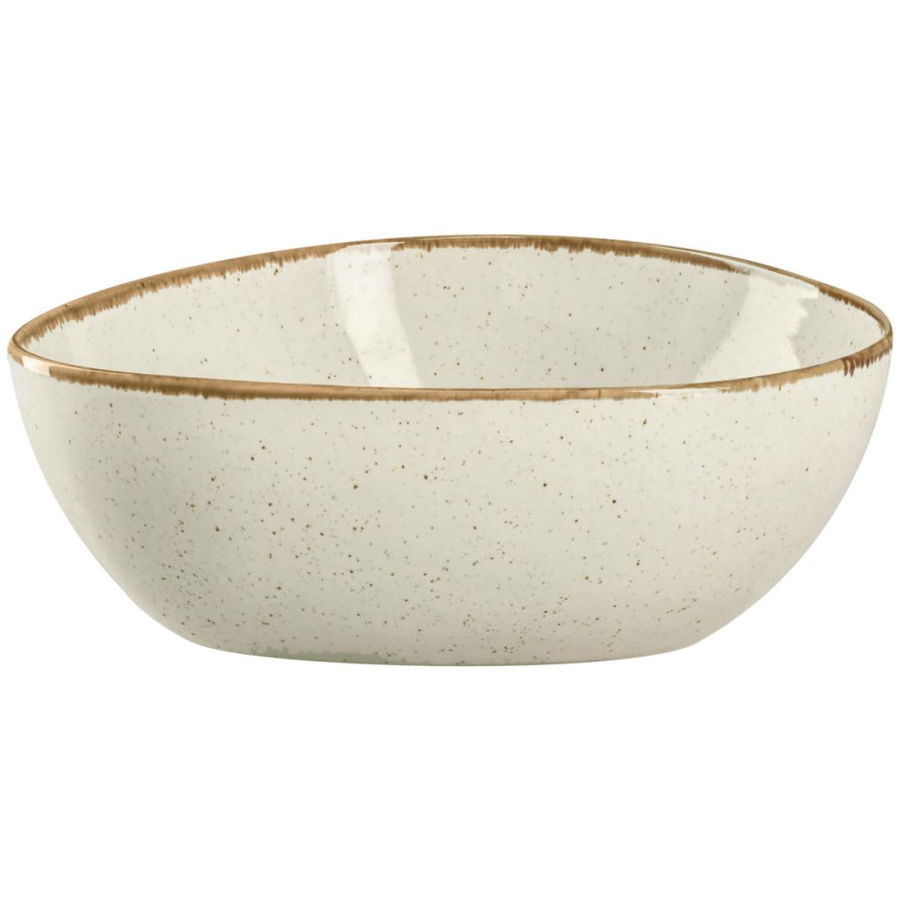 VEGA Schale Sidina organisch; 1200 ml, 21.2x19.2x7.5 cm (LxBxH); beige; organisch; 2 Stück / Pack