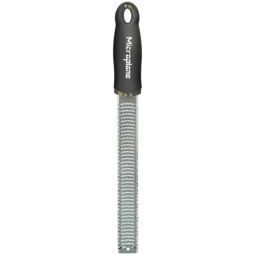 Microplane Zesterreibe Premium; 32.5x3.5x3 cm (LxBxH); schwarz/silber; rechteckig