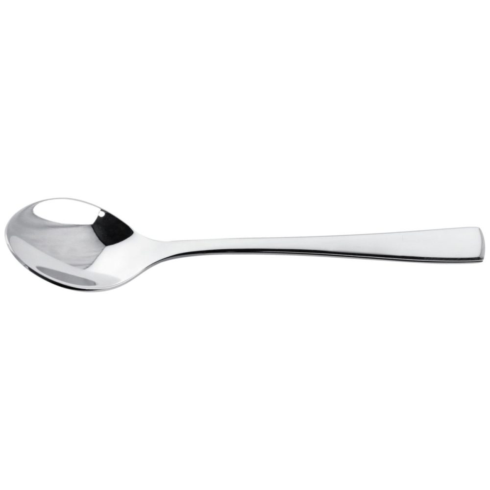 PULSIVA Mokka-/Espressolöffel Linz; 11.5 cm (L); silber, Griff silber; 12 Stück / Pack