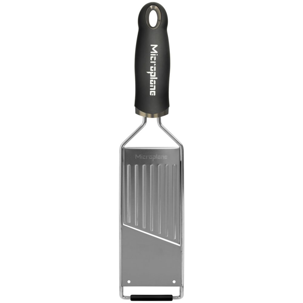 Microplane Gourmet-Reibe Slicer; 31.5x7.5x3 cm (LxBxH); schwarz
