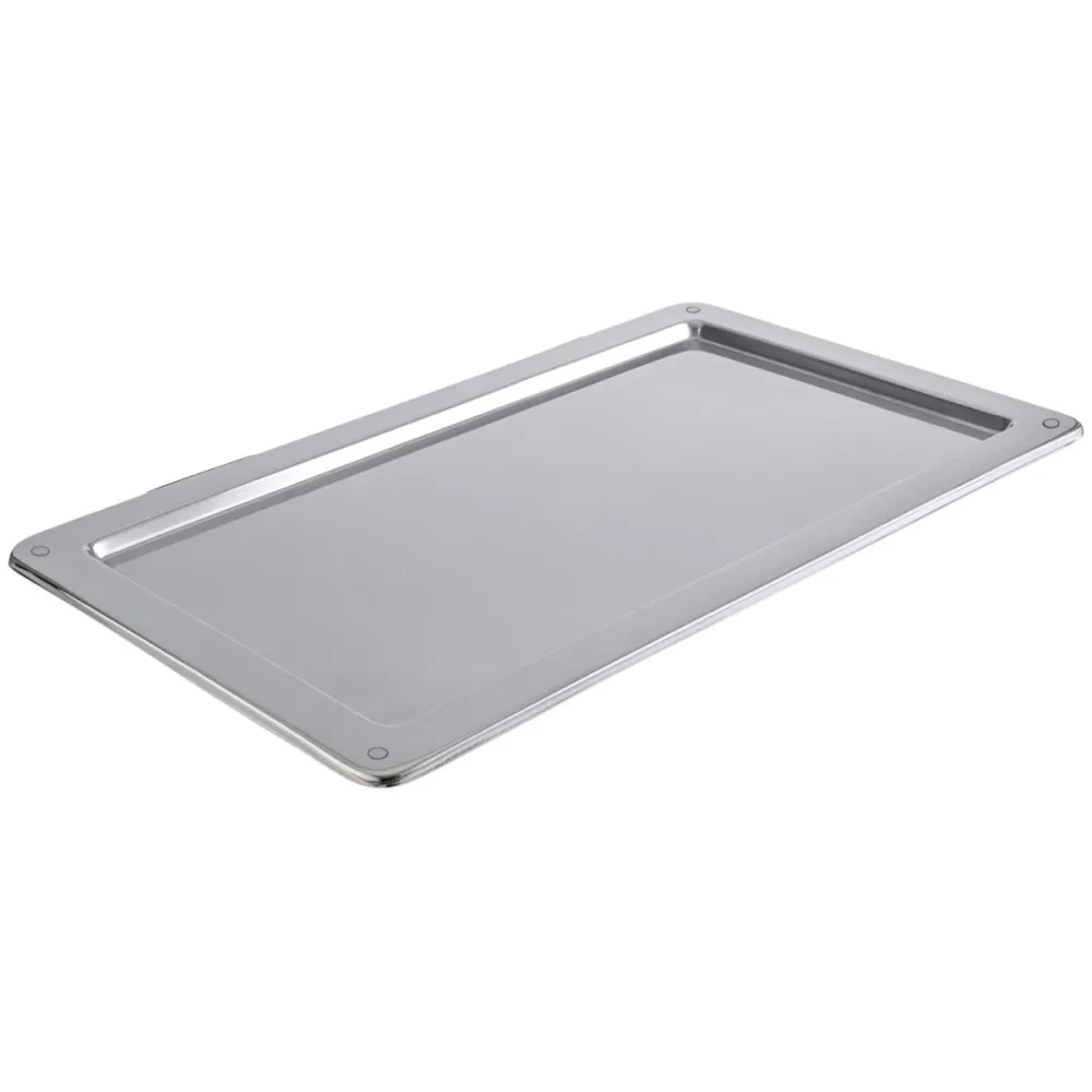 VEGA GN-Präsentationsplatte Edelstahl; GN 1/1, 53x32.5x1.4 cm (LxBxT); silber