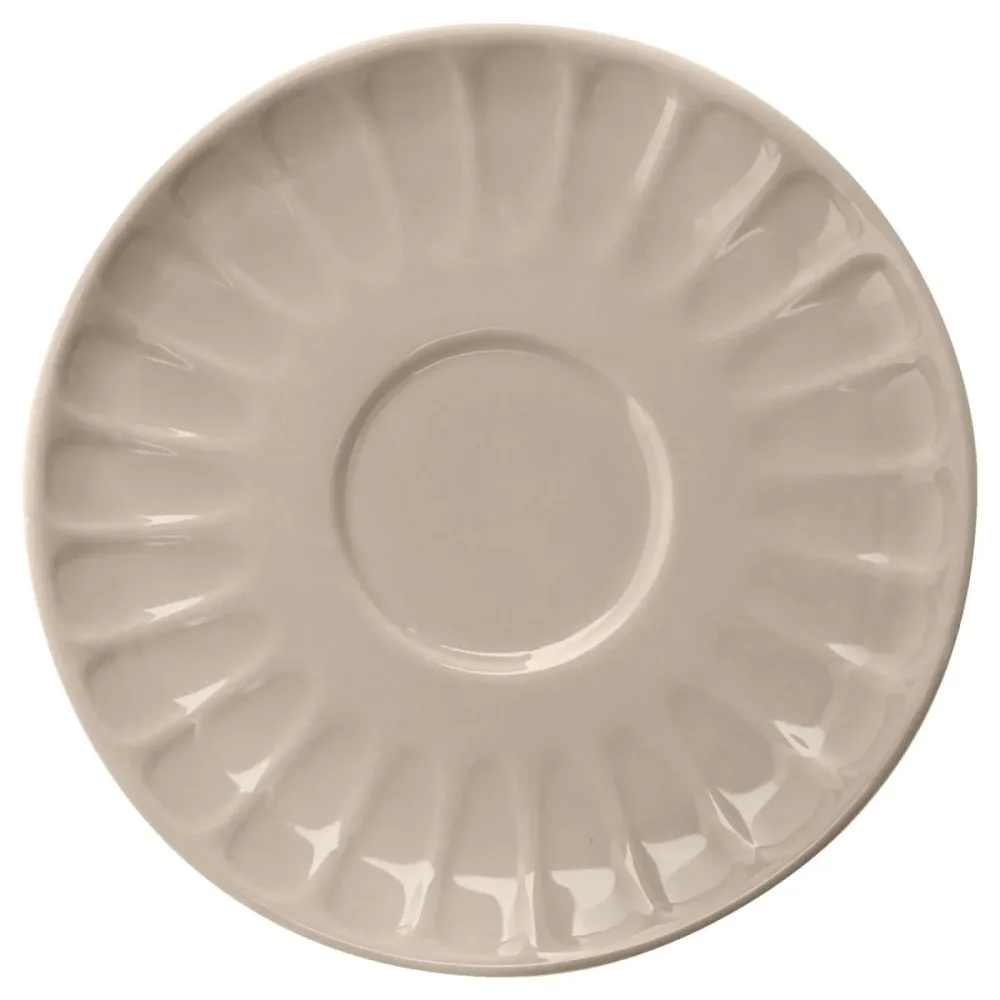 VEGA Kombi-Untertasse Bel Colore; 14 cm (Ø); beige; 6 Stück / Pack