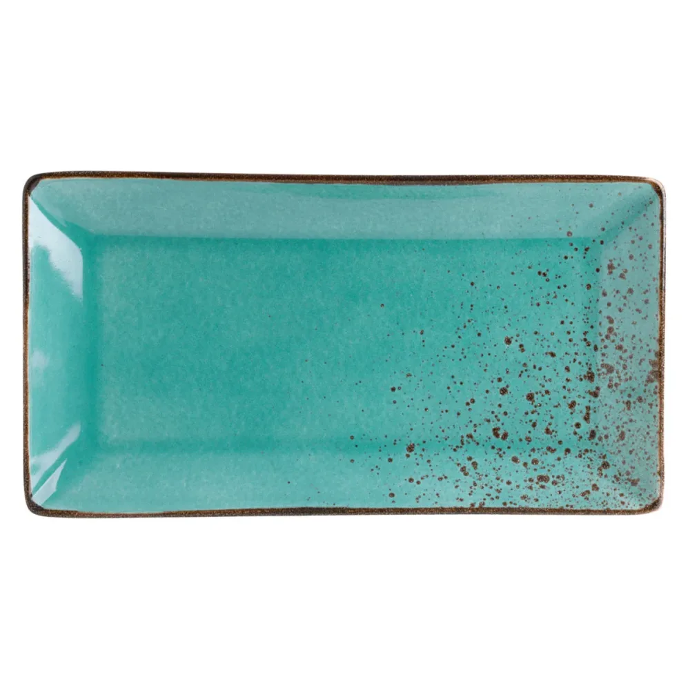 VEGA Platte Palana; 31x16.5x3.2 cm (LxBxH); türkis; rechteckig; 2 Stück / Pack