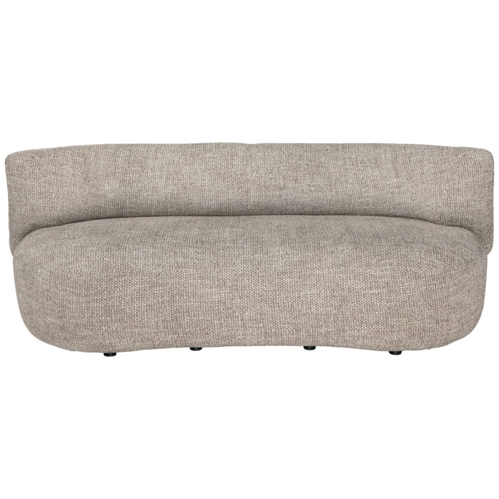VEGA Sofa Tesilo 3-Sitzer; 200x88x75 cm (BxTxH); Sitz taupe