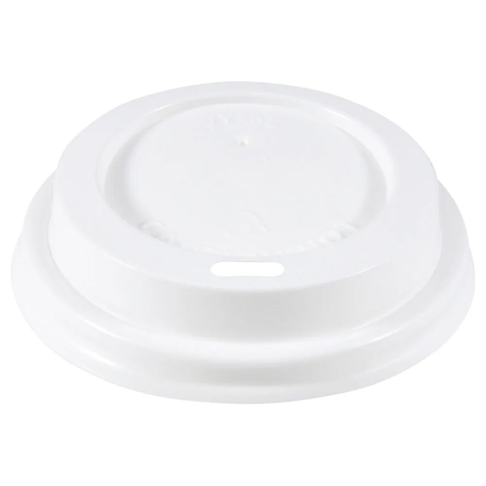 WIMEX Domdeckel für Trinkbecher To Go Cafe Crema; 7.3x1.8 cm (ØxH); weiss; 100 Stück / Pack