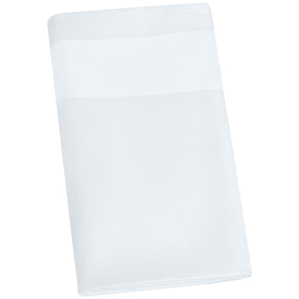 PULSIVA Stoffservietten Flair; 40x40 cm (BxL); weiss; 6 Stück / Pack