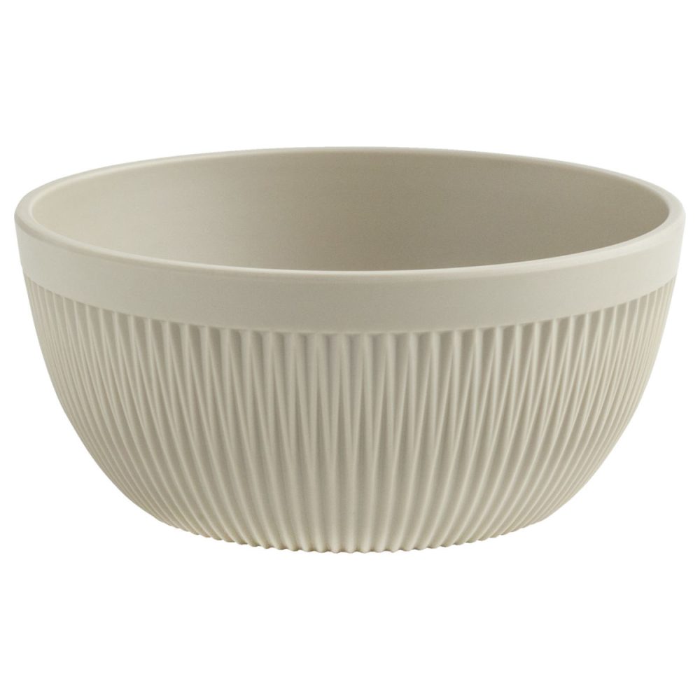 VEGA Schale Kanas rund mit Relief; 900 ml, 17x7.5 cm (ØxH); beige; rund