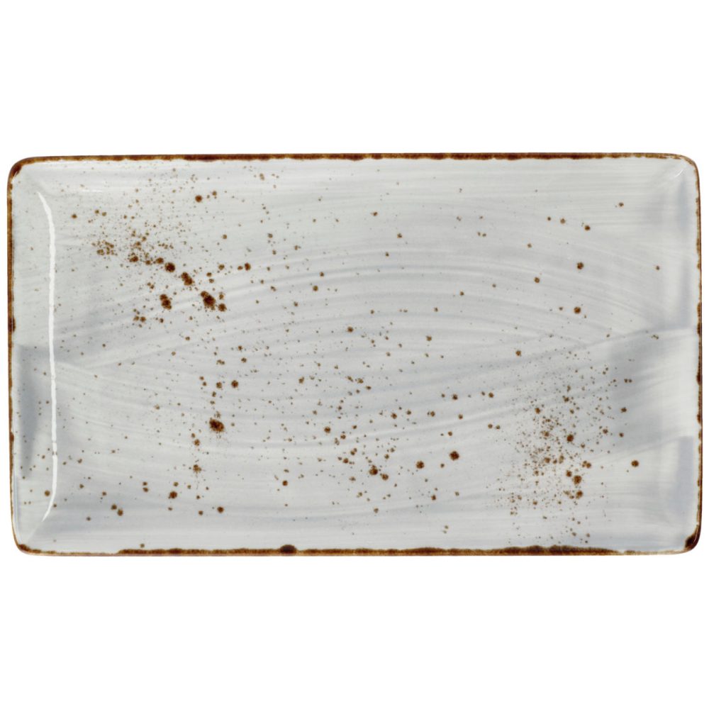 VEGA Platte Nebro; 33.5x19x2.1 cm (LxBxH); hellgrau; 3 Stück / Pack