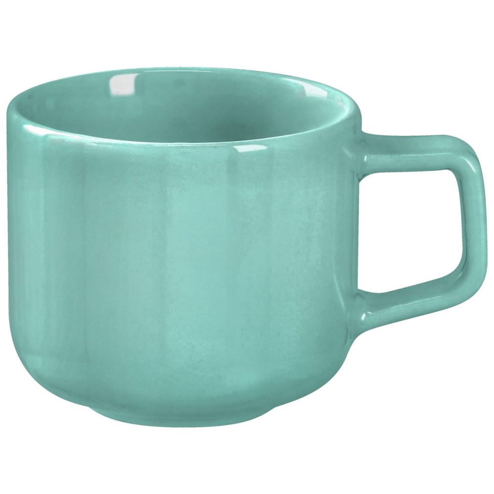 VEGA Espresso-Obertasse Alegria; 100 ml, 5.9x5.3 cm (ØxH); türkis; rund; 6 Stück / Pack
