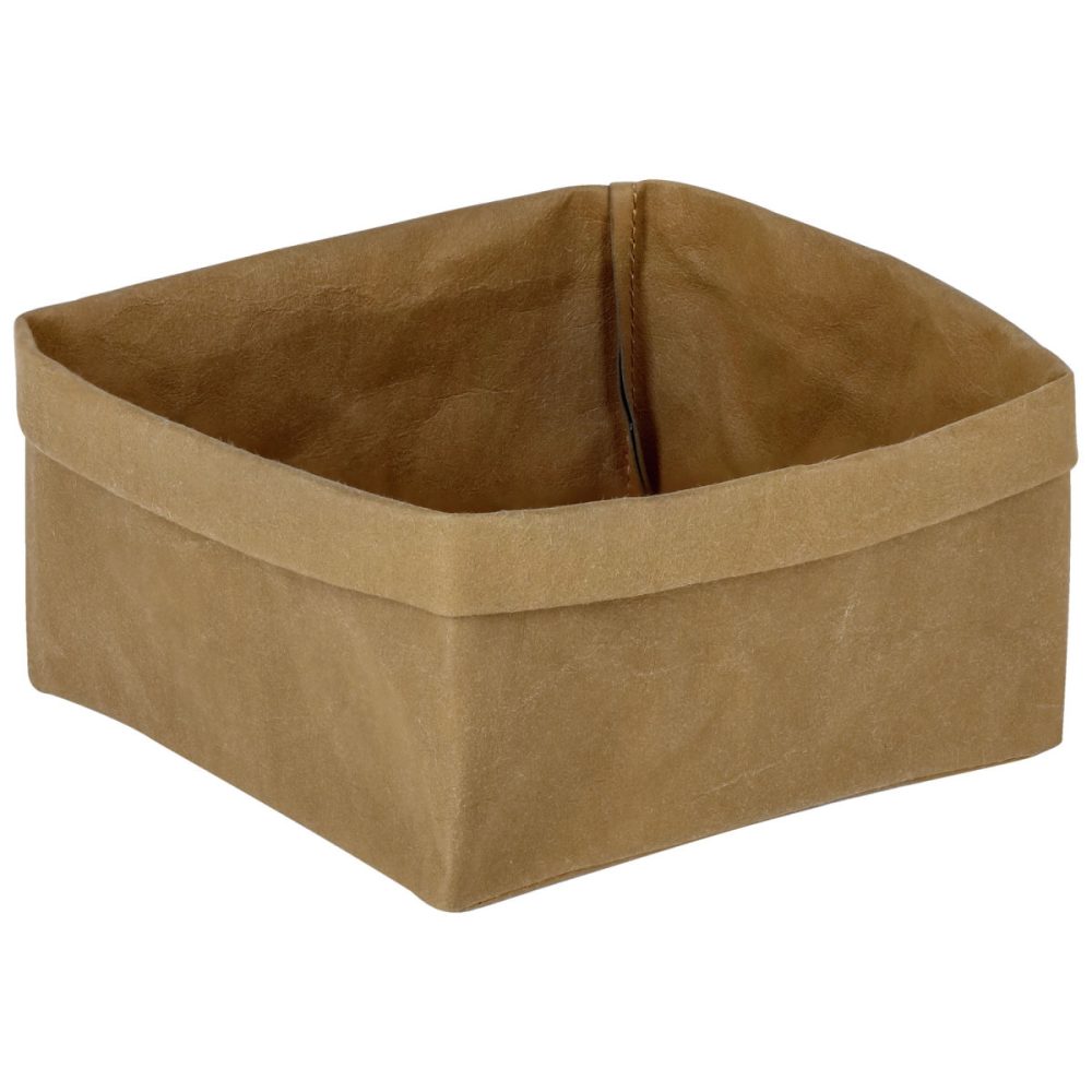 VEGA Brotkorb Adrian quadratisch; 13.5x13.5x5.5 cm (LxBxH); braun; quadratisch
