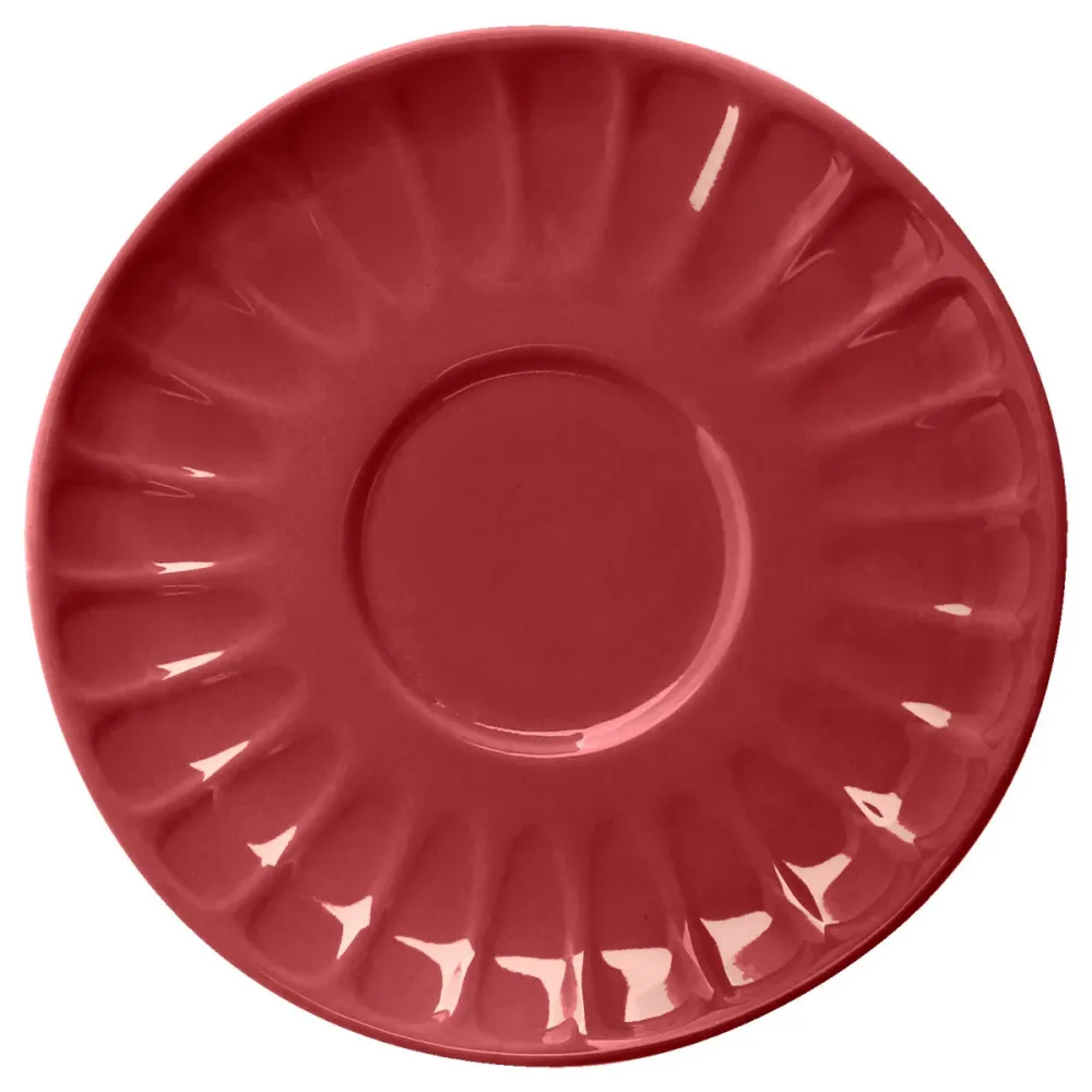 VEGA Espresso-Untertasse Bel Colore; 11.5 cm (Ø); rot; 6 Stück / Pack