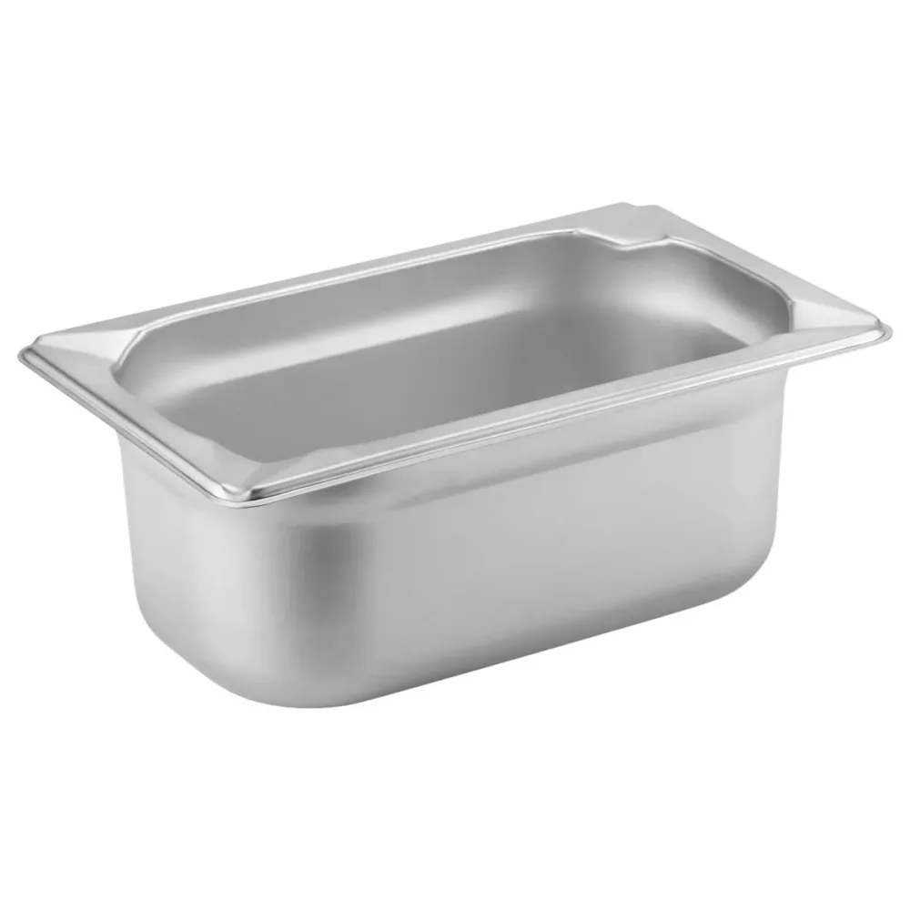 PULSIVA GN-Behälter 1/4 Profi; GN 1/4, 2600 ml, 26.5x16.2x10 cm (LxBxT); edelstahl
