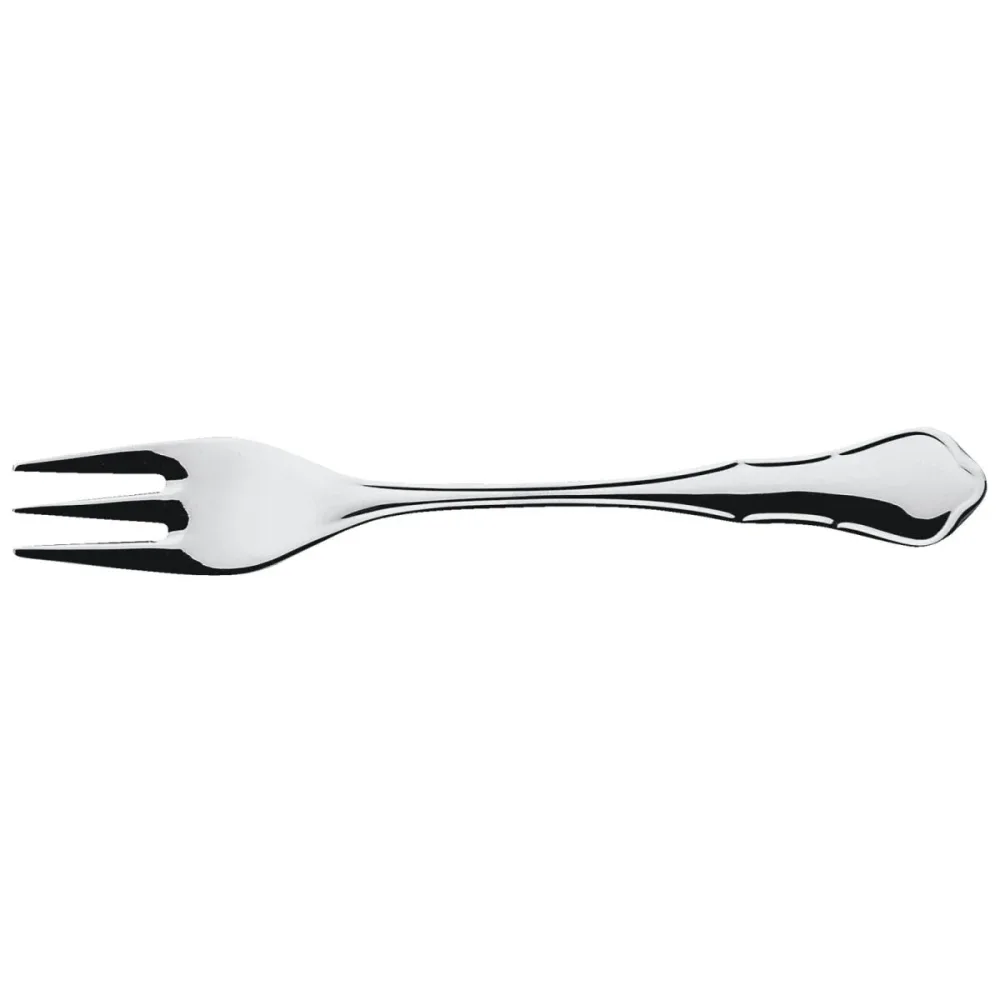 PULSIVA Kuchengabel Malaga II; 14.7 cm (L); silber, Griff silber; 12 Stück / Pack