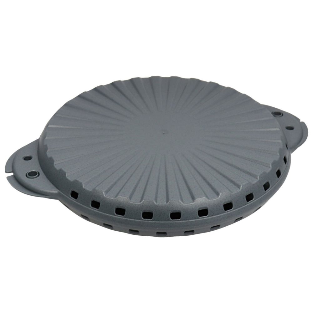 koziol Mehrweg-Pizzabox Move; 29.1x23.6x3.9 cm (LxBxH); grau; oval; 14 Stück / Pack
