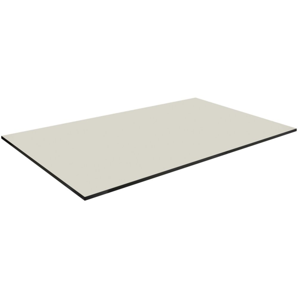 VEGA Outdoor-HPL Tischplatte Compa rechteckig; 139x77 cm (LxB); beige; rechteckig