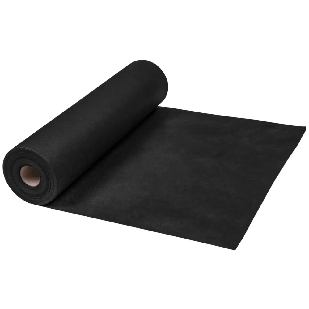 GARCIA DE POU Tischläufer Spuno; 40x120 cm (BxL); schwarz