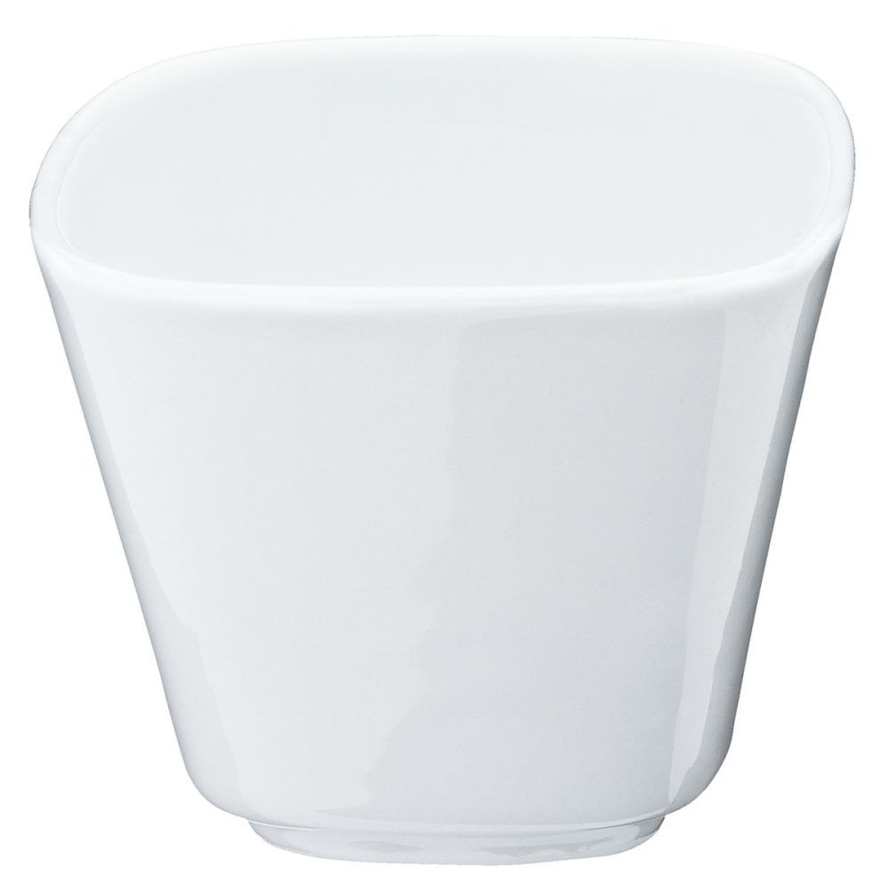 PULSIVA Mini-Schälchen Adelina; 60 ml, 5.5x5.5x5 cm (LxBxH); weiss; quadratisch; 6 Stück / Pack