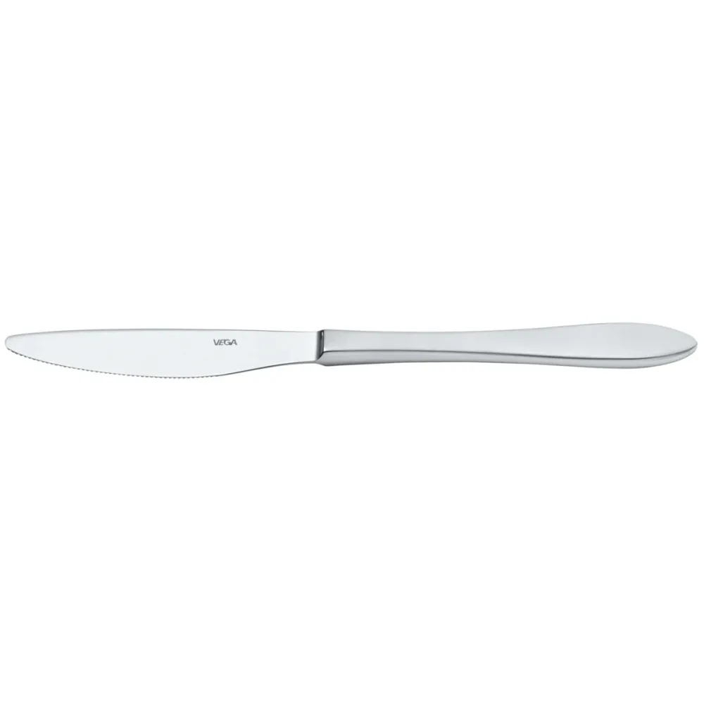 VEGA Menümesser Salerno matt; 22.5 cm (L); silber, Griff silber; 12 Stück / Pack