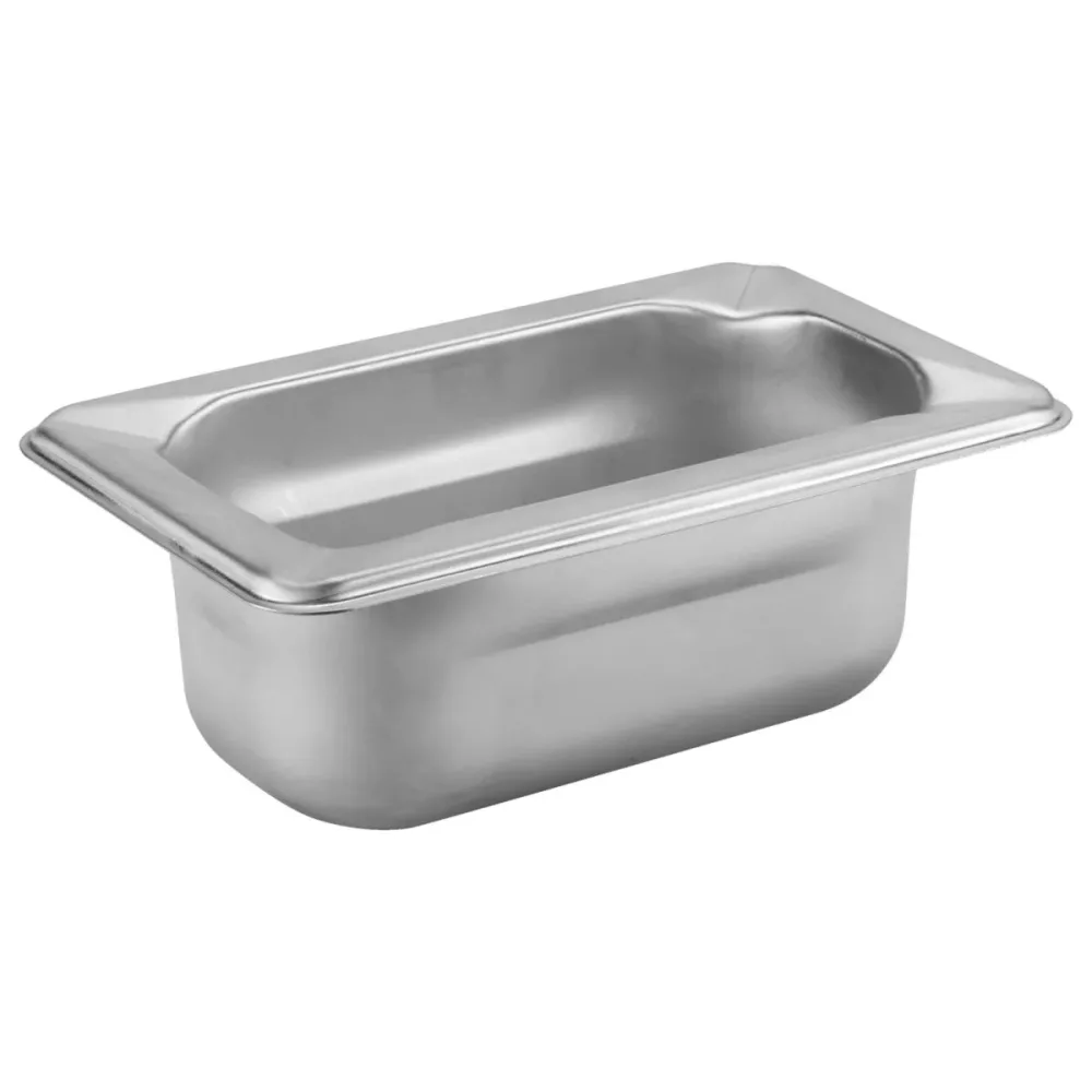 PULSIVA GN-Behälter 1/9 Profi; GN 1/9, 700 ml, 17.6x10.8x6.5 cm (LxBxT); edelstahl