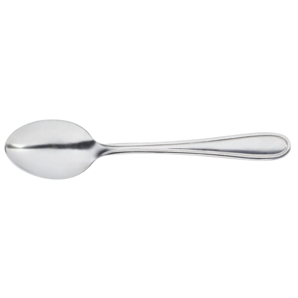 PULSIVA Kaffeelöffel Aachen; 13.4 cm (L); silber, Griff silber; 60 Stück / Pack