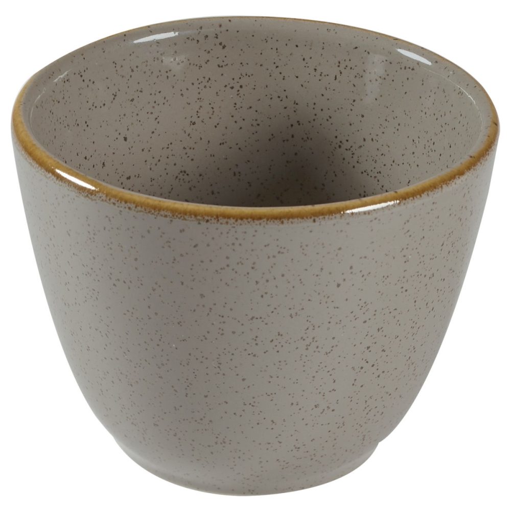 Churchill Schale Stonecast Peppercorn; 290 ml, 10 cm (Ø); grau/braun; rund; 12 Stück / Pack