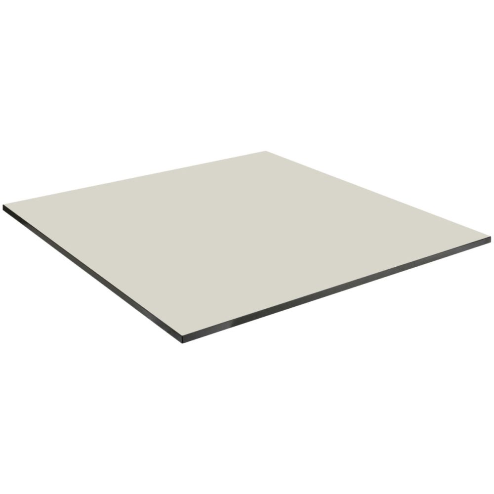 VEGA Outdoor-HPL Tischplatte Compa quadratisch; 60x60 cm (LxB); beige; quadratisch