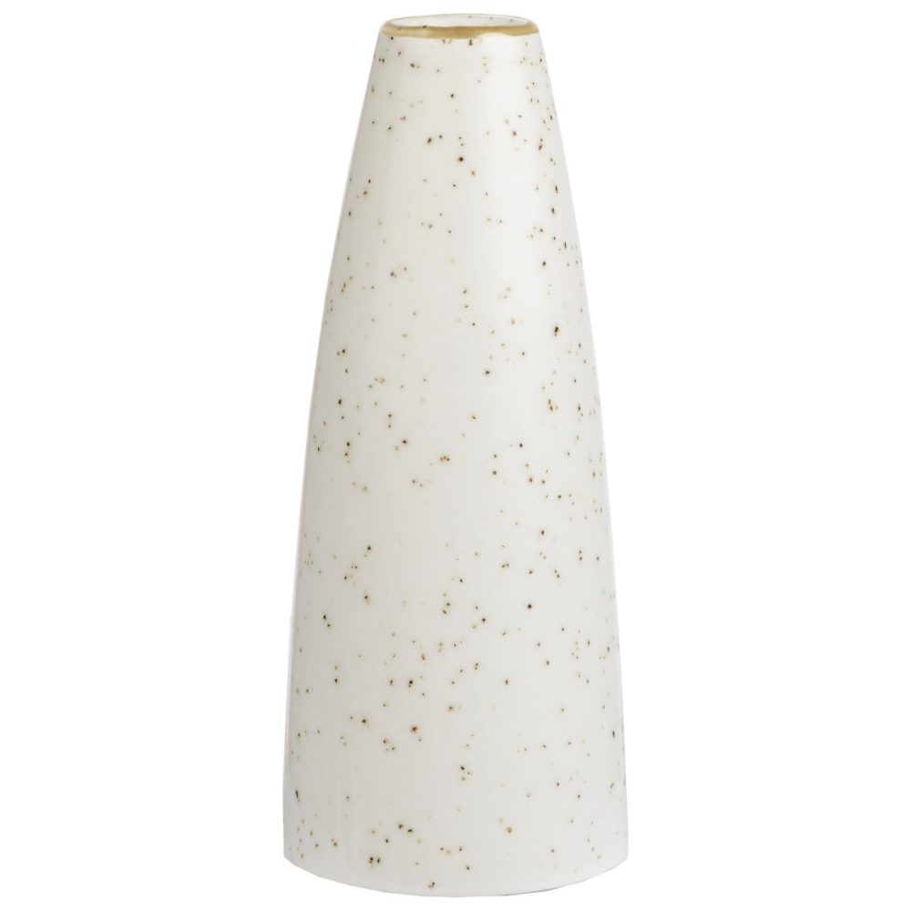 Churchill Vase Stonecast Barley White; 12.5 cm (H); weiss/braun; rund; 6 Stück / Pack