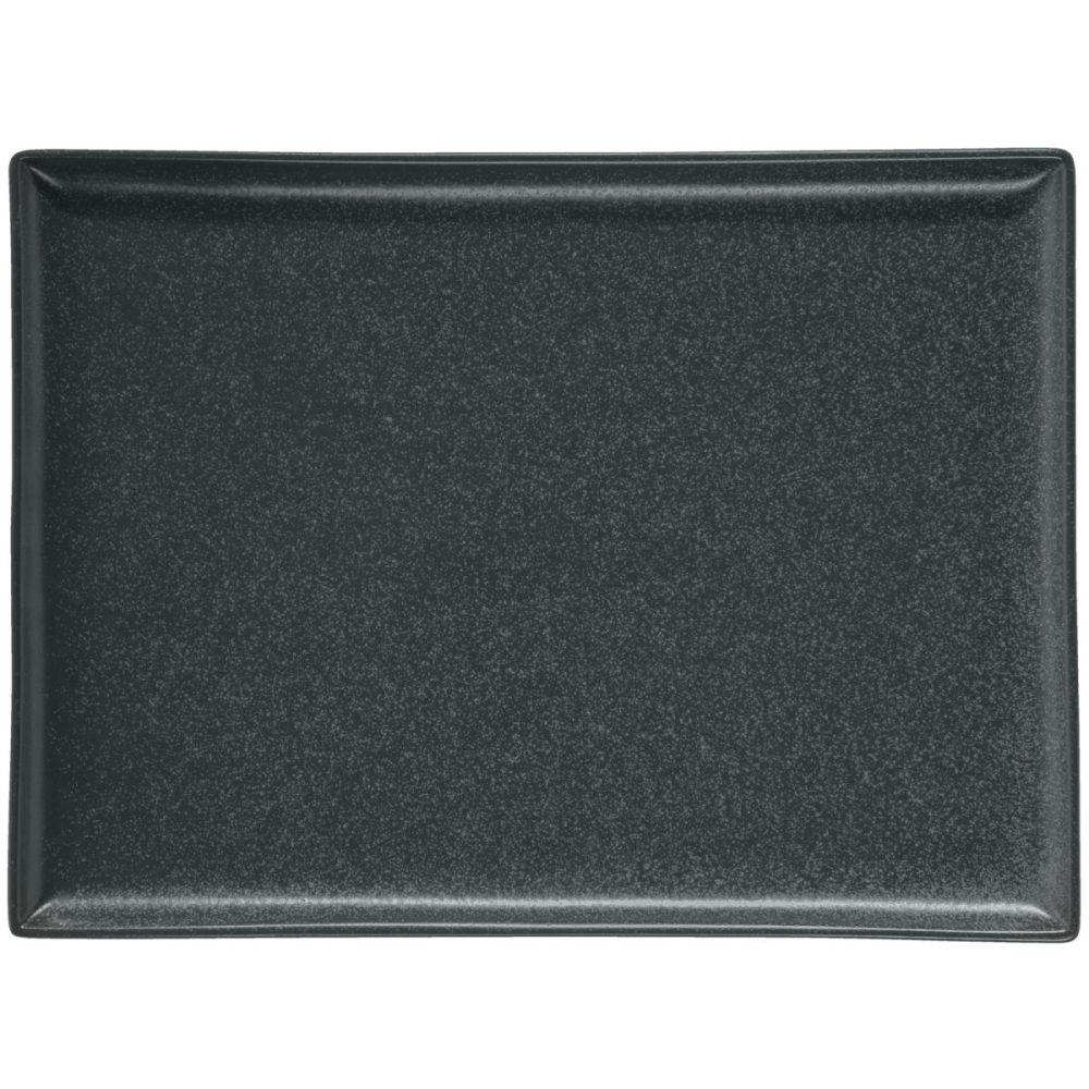 VEGA Platte Masca rechteckig; 27x21x2 cm (LxBxH); schwarz; rechteckig; 6 Stück / Pack
