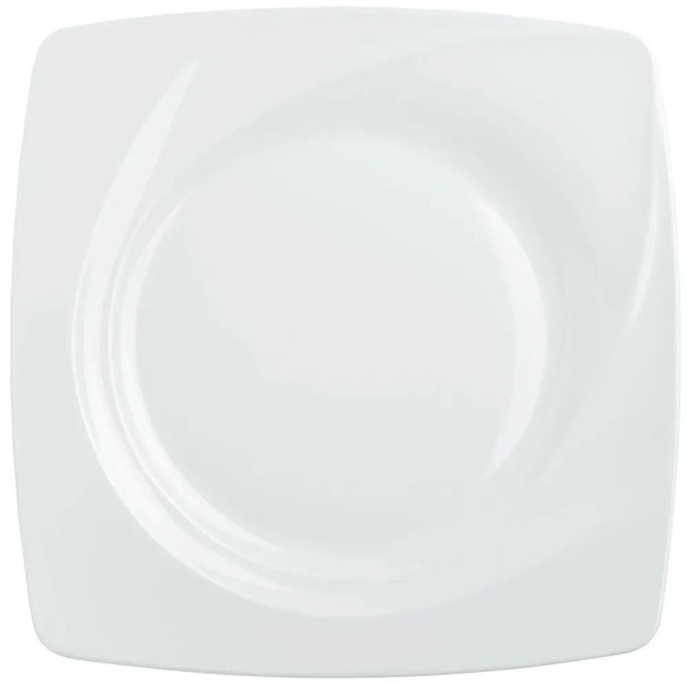 VEGA Teller flach Vilano; 32x32 cm (LxB); weiss; quadratisch; 2 Stück / Pack