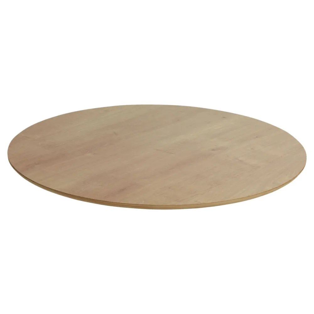 VEGA Indoor-Tischplatte Duneo rund; 100x2.5 cm (ØxH); eiche/natur; rund