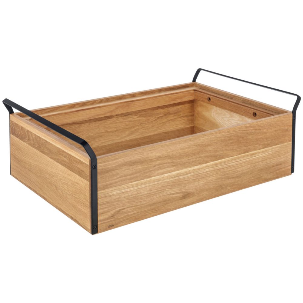 VEGA Grundbox Esino hoch, GN 1/1; 61.9x38.6x20.9 cm (LxBxH); braun/schwarz; rechteckig