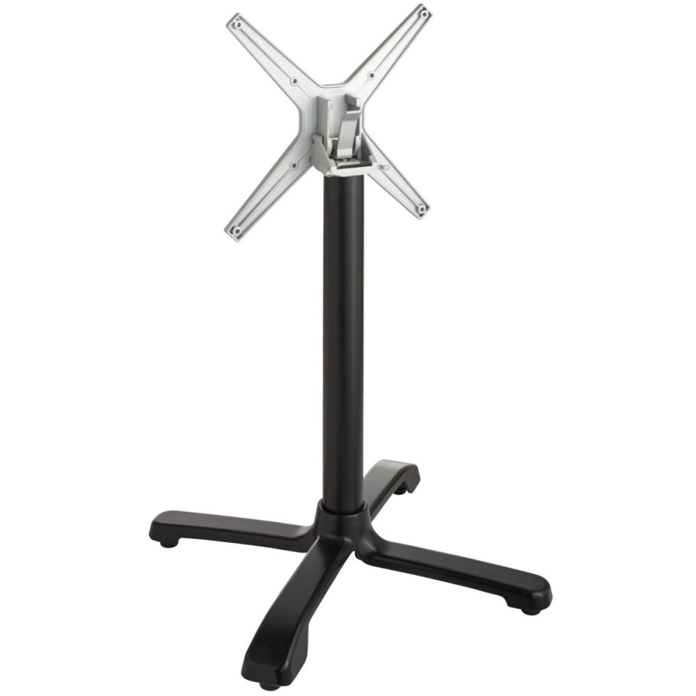 FLAT Tischsäule Regulo klappbar; 51x51x72 cm (BxLxH); schwarz