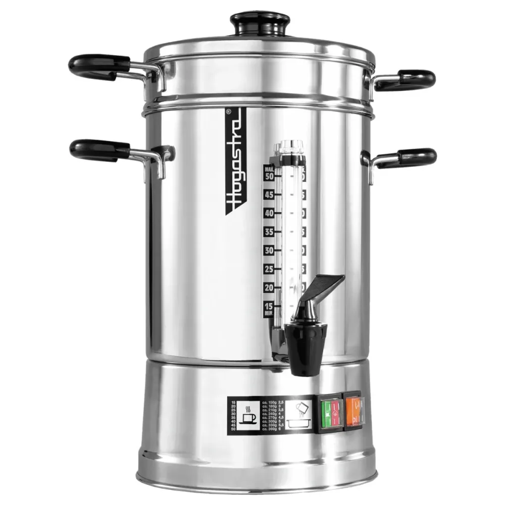 Hogastra Kaffee-Automat CNS-50; 6500 ml, 22x45 cm (ØxH); silber/schwarz
