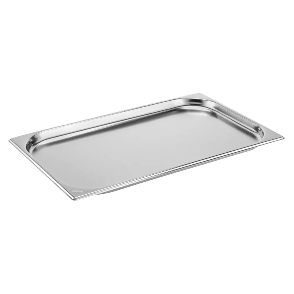 PULSIVA GN-Behälter 1/1 Basic; GN 1/1, 2500 ml, 53x32.5x2 cm (LxBxT); silber