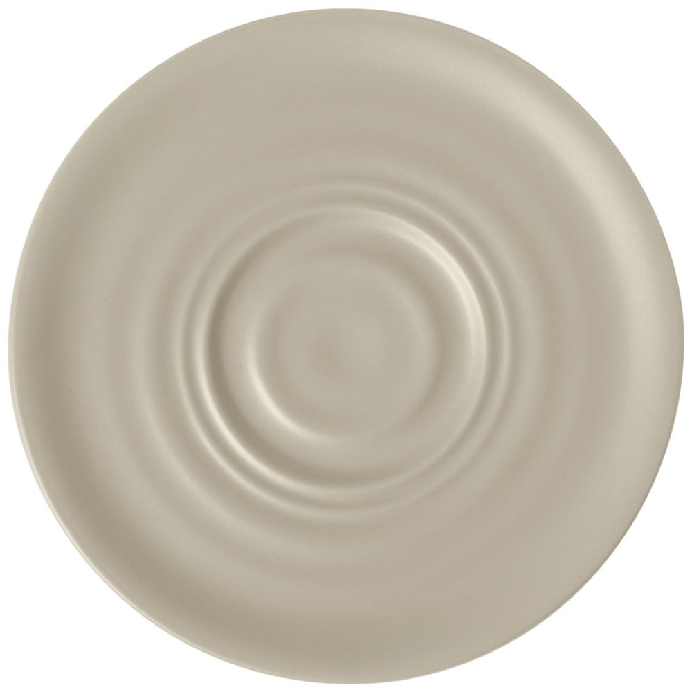 VEGA Kaffee-Untertasse Kanas  mit Relief; 14.9x1.7 cm (ØxH); beige; rund; 6 Stück / Pack