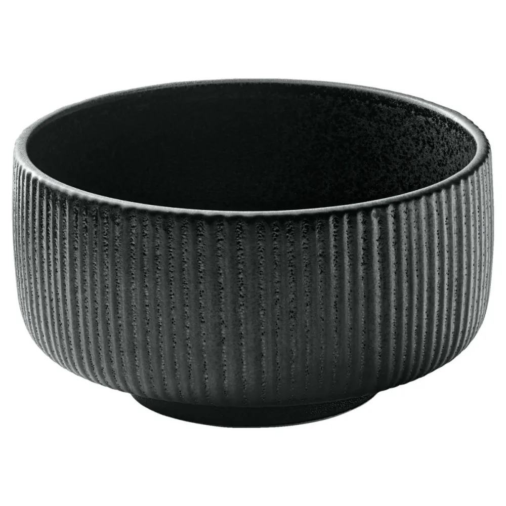 Playground Schale Nara Relief; 330 ml, 12x5.6 cm (ØxH); schwarz; 6 Stück / Pack